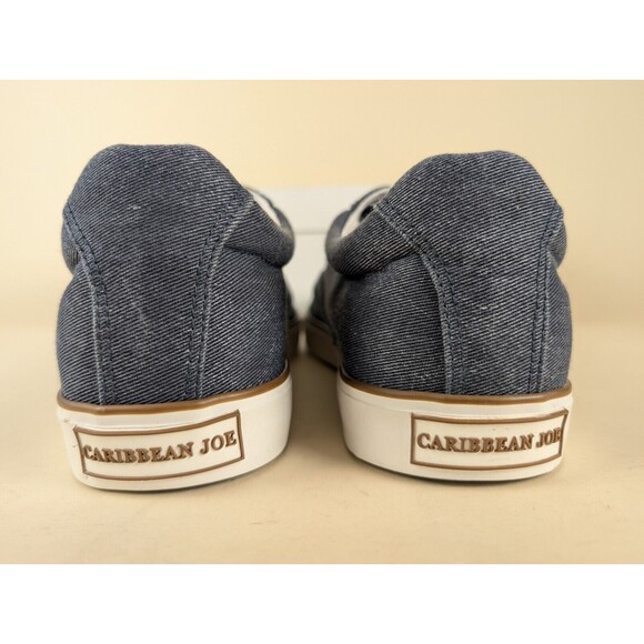 Caribbean Joe Shoes Mens 13 Rica Canvas Lace Up Sneakers Denim Blue Lace Up NEW - Picture 6 of 8